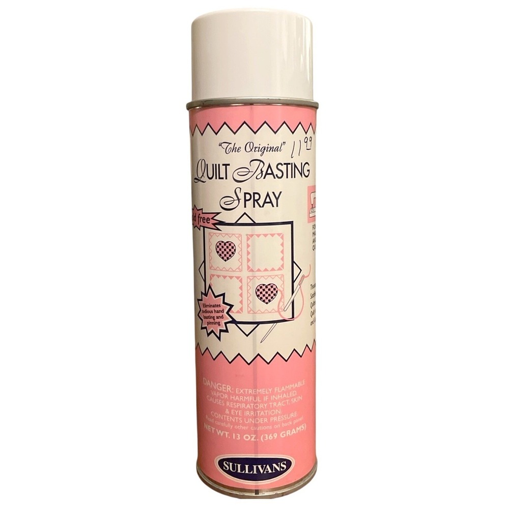 SULLIVANS The Original Quilt‎ Basting Spray-13oz Pink Can made in USA